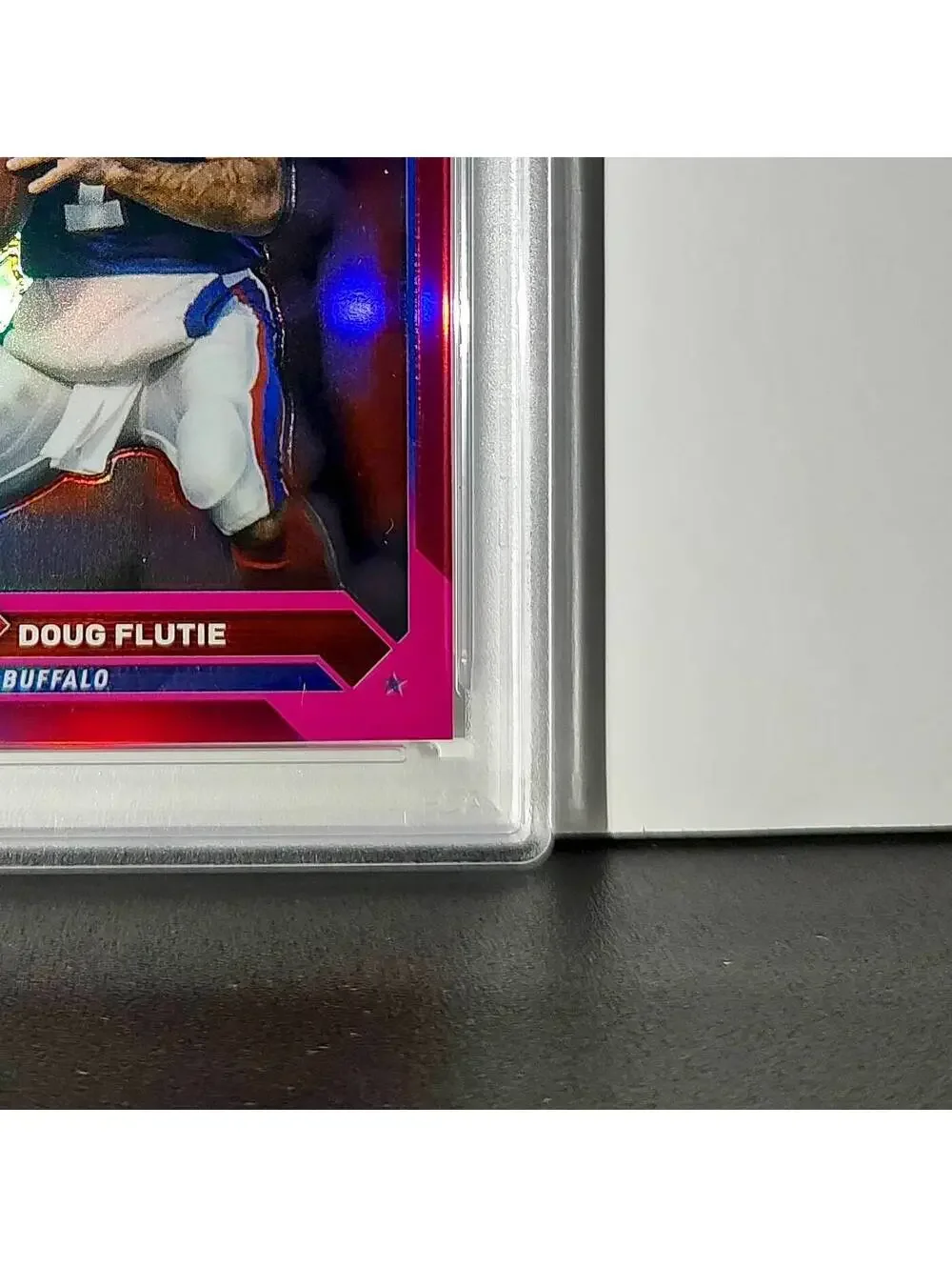 Doug Flutie 2023 Topps Chrome #35 Magenta Refractor 374/399 PSA 8 NM-MT